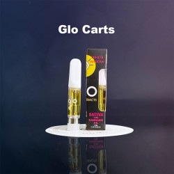 Glo Carts 1Gram Empty Glo Extracts Vape Cartridges